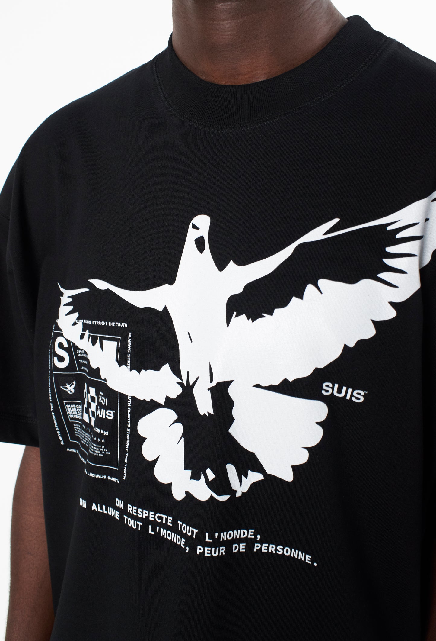 FREEDOM 28 SUIS BLACK T-SHIRT