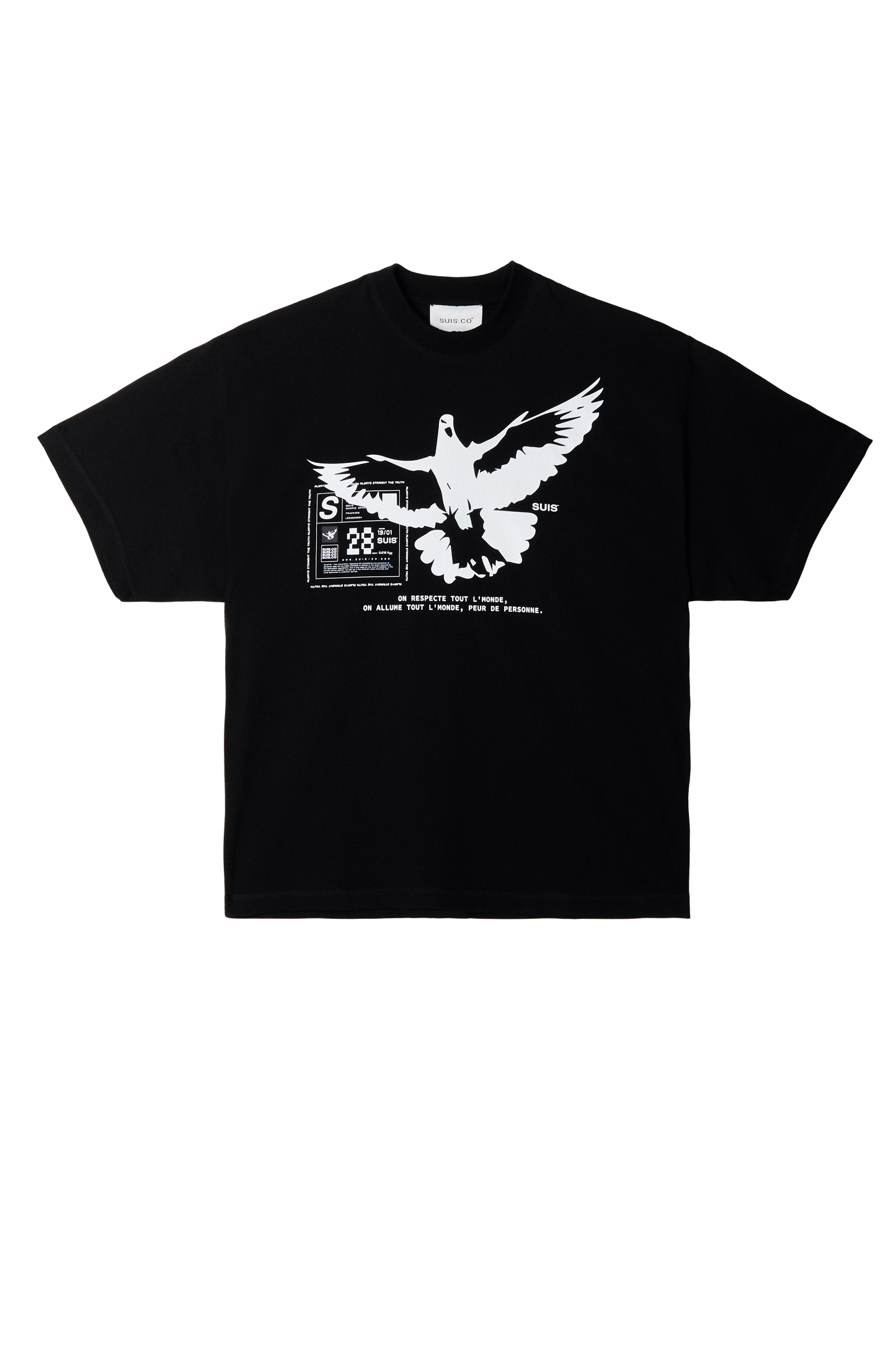 CAMISETA FREEDOM 28 SUIS NEGRA