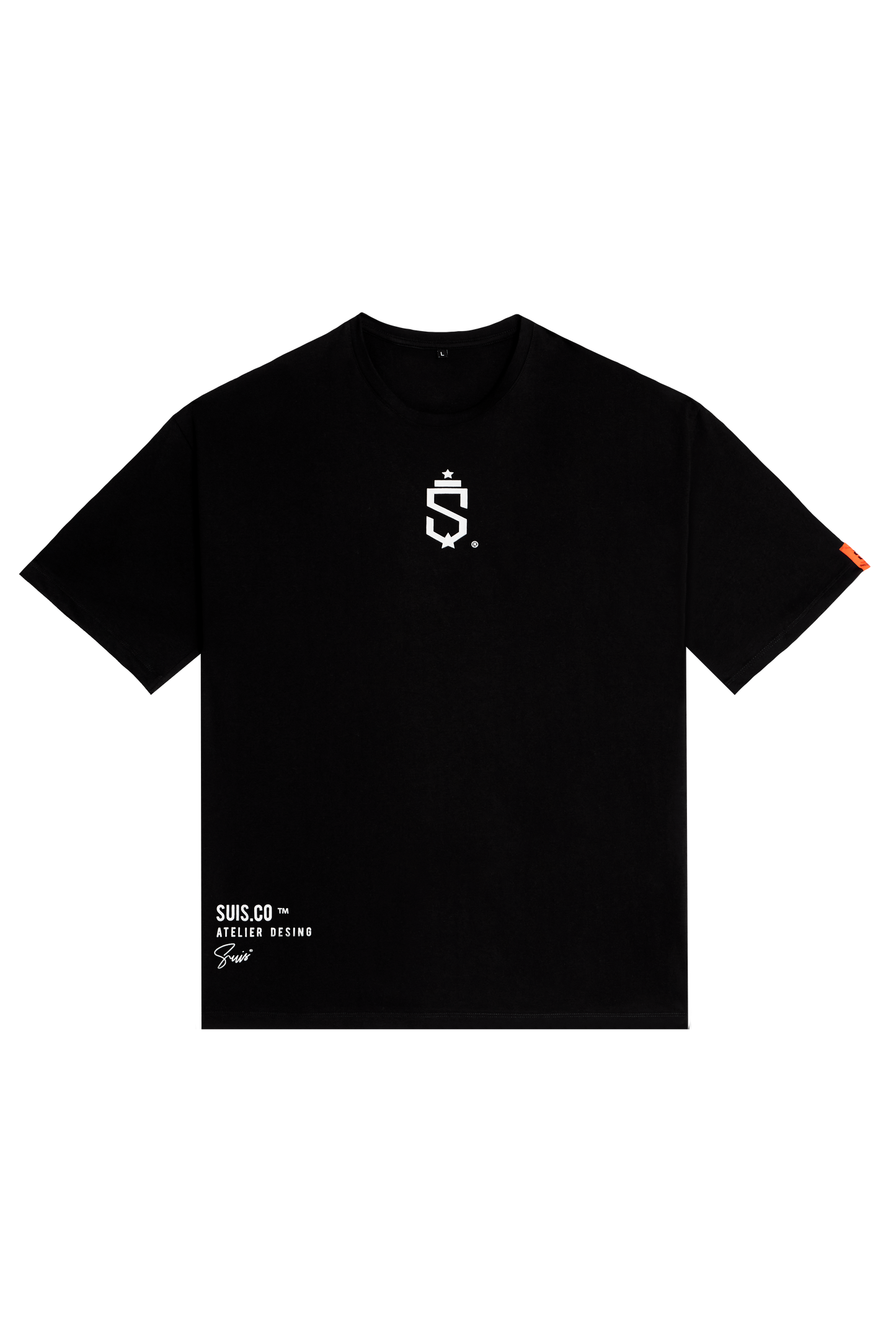 "LE S" T-SHIRT BLACK