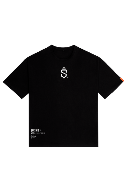 "LE S" T-SHIRT BLACK