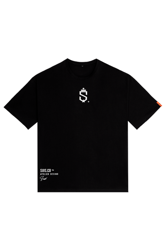 "LE S" T-SHIRT BLACK