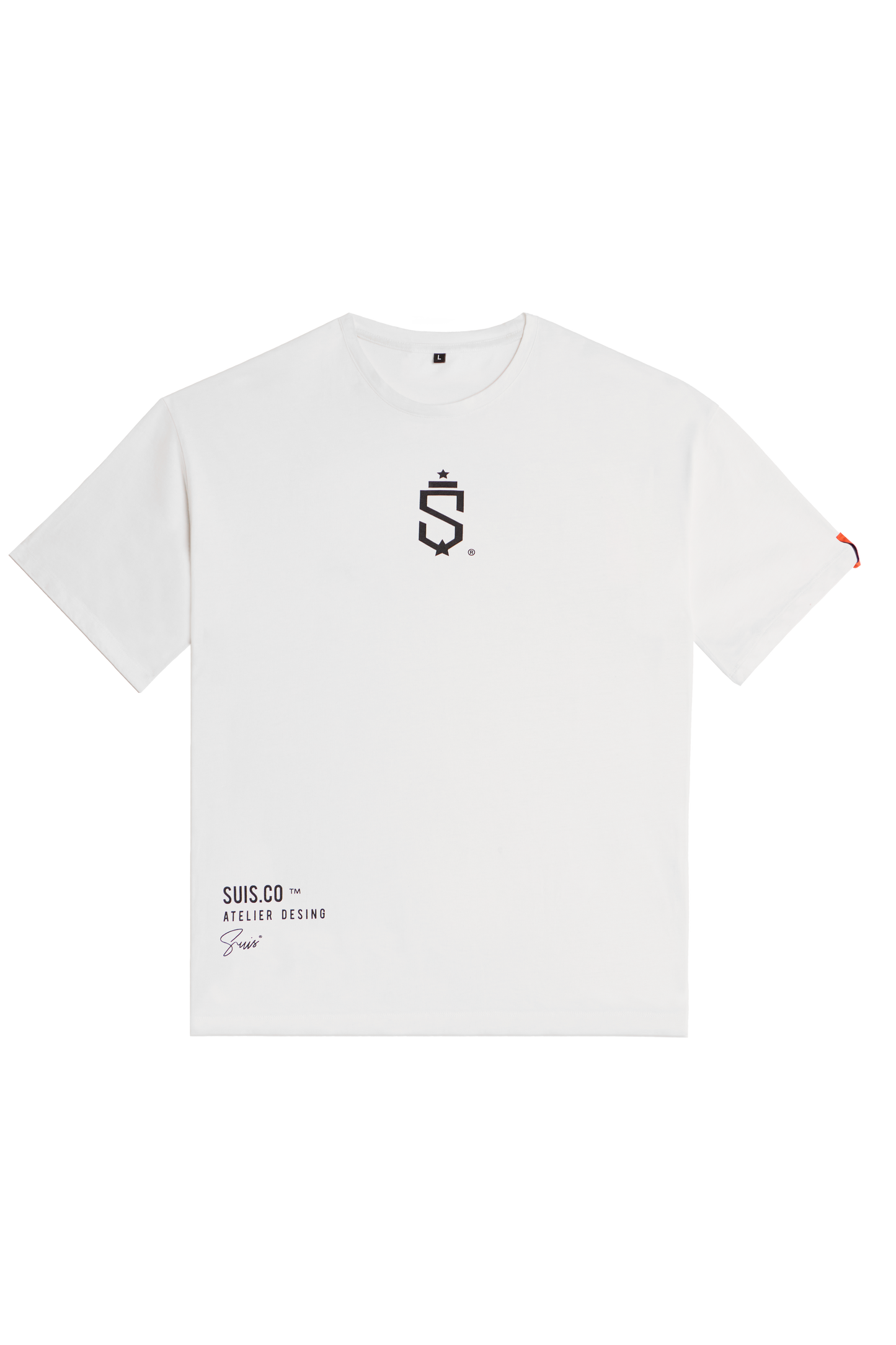 T-SHIRT "LE S" WEISS