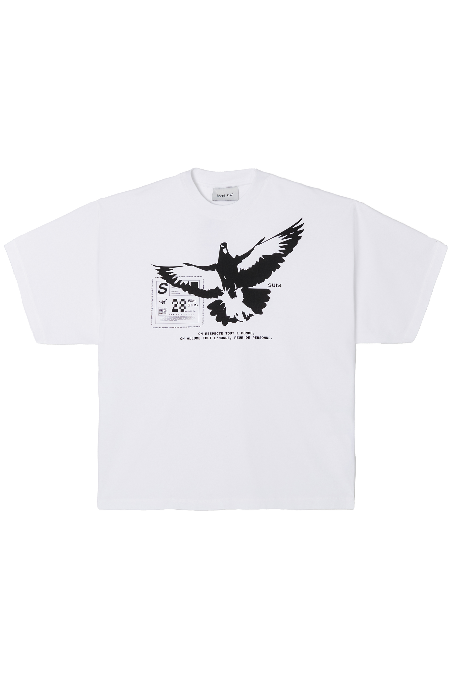 CAMISETA FREEDOM 28 SUIS BLANCA