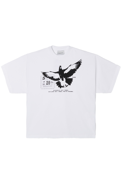 FREEDOM 28 SUIS WHITE T-SHIRT