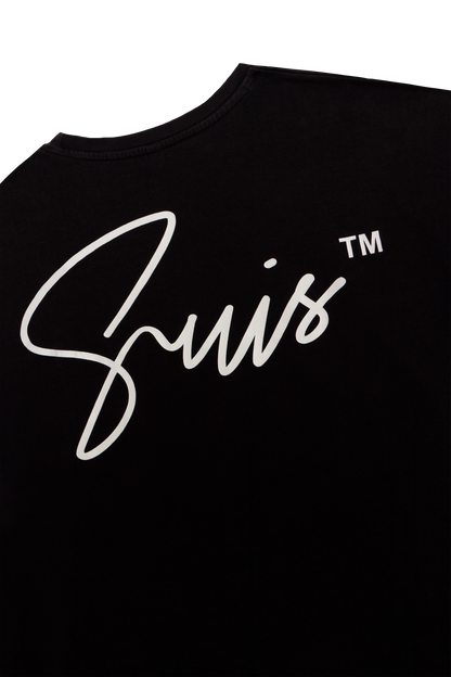 T-SHIRT "LE S" SCHWARZ