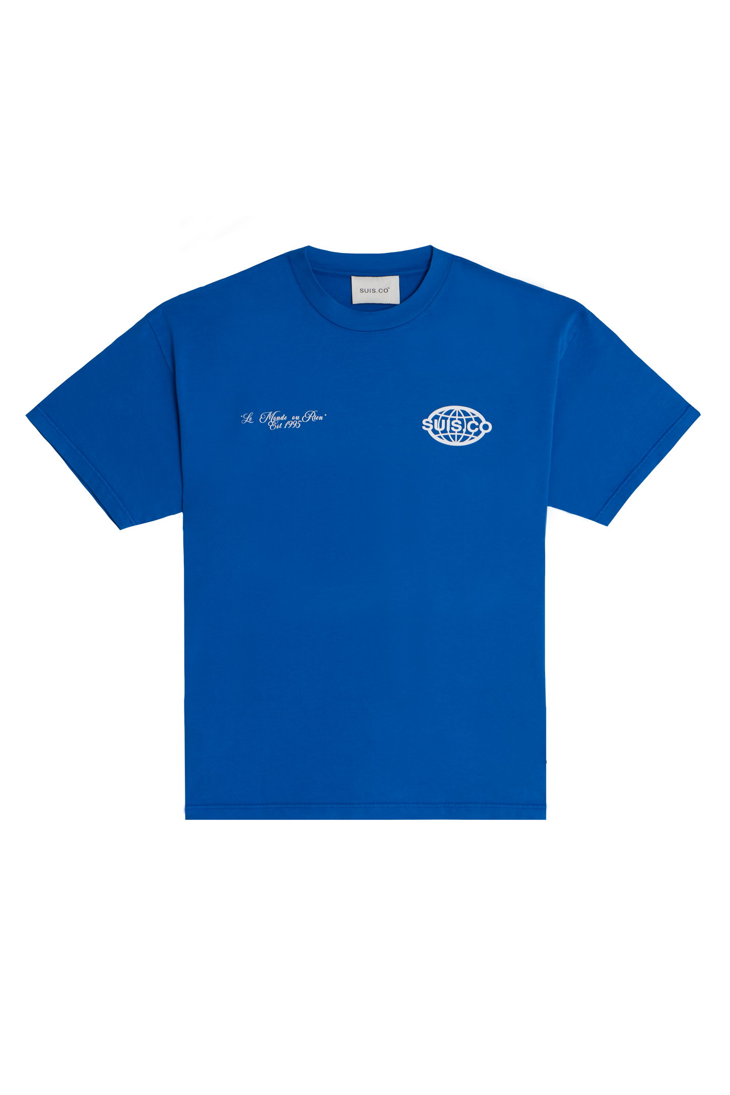 SUIS WORLD BLUE T-SHIRT