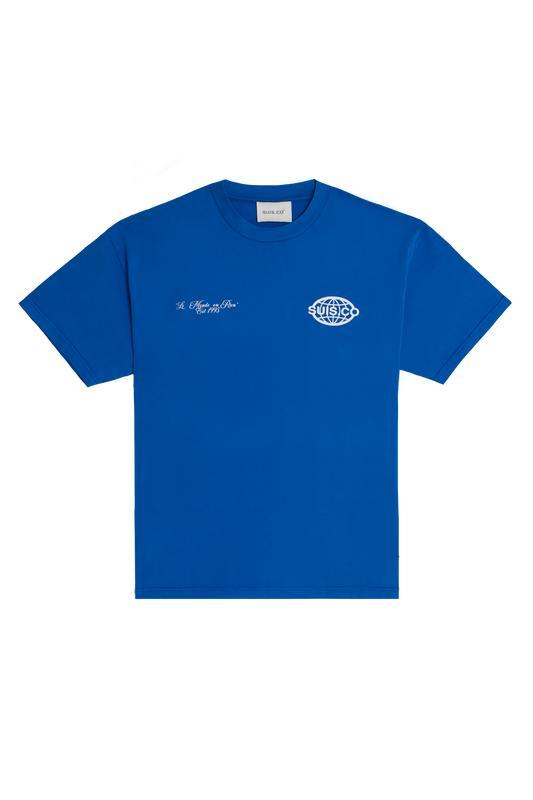 SUIS WORLD BLUE T-SHIRT