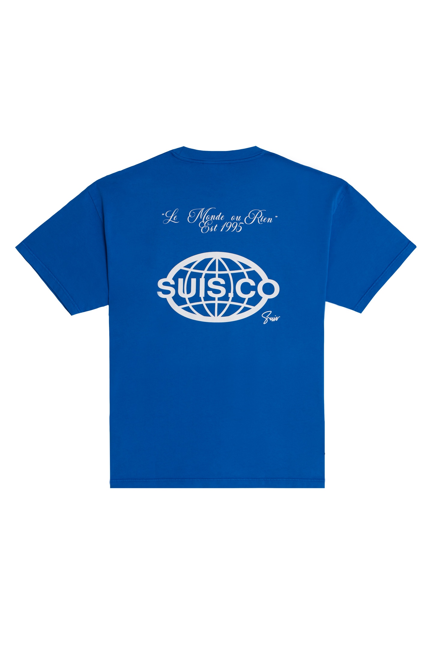 SUIS WORLD BLUE T-SHIRT